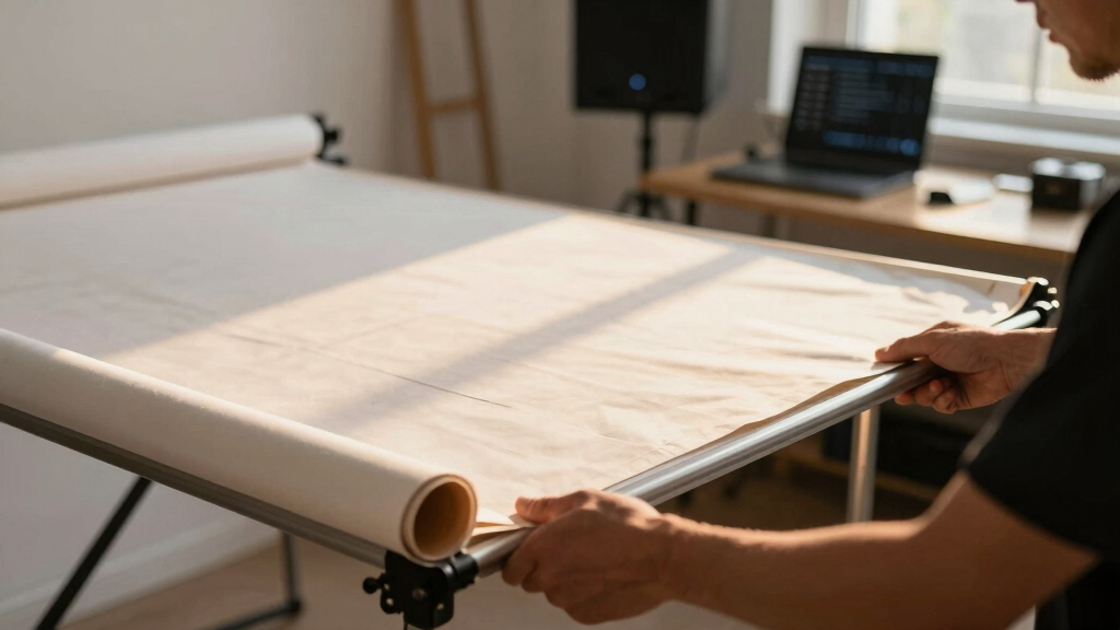 Backdrop Materials Compared: Paper, Fabric and Collapsible
