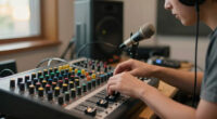 Gain Staging a Podcast Mixer From Mic to Stream
