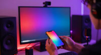RGB Accent Lighting: Adding Depth to a Stream Background