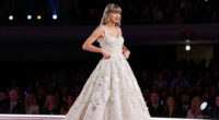 Taylor Swift Wears Dior Dress By Jonathan Anderson For MSG Wedding