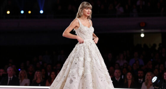 Taylor Swift Wears Dior Dress By Jonathan Anderson For MSG Wedding