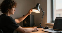 Three Point Lighting for a Desk Setup