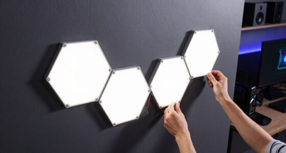 8 Best Hexagon Wall Lights for Gaming Backgrounds in 2026
