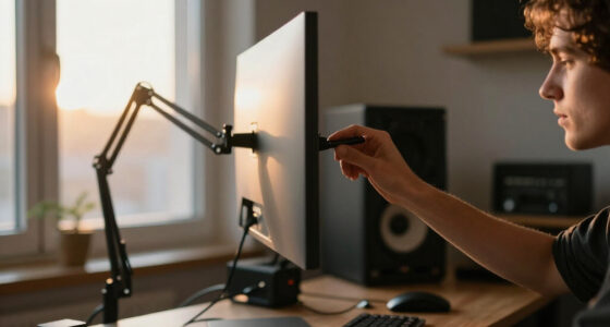 Mounting a Pen Display on a Monitor Arm: Weight and Angle