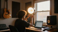 Three-Point Lighting in a Small Room: Workable Compromises