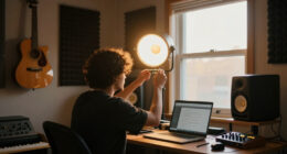 Three-Point Lighting in a Small Room: Workable Compromises