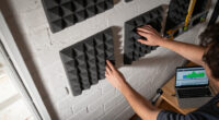 Diffusion vs Absorption in Rooms Under Four Meters