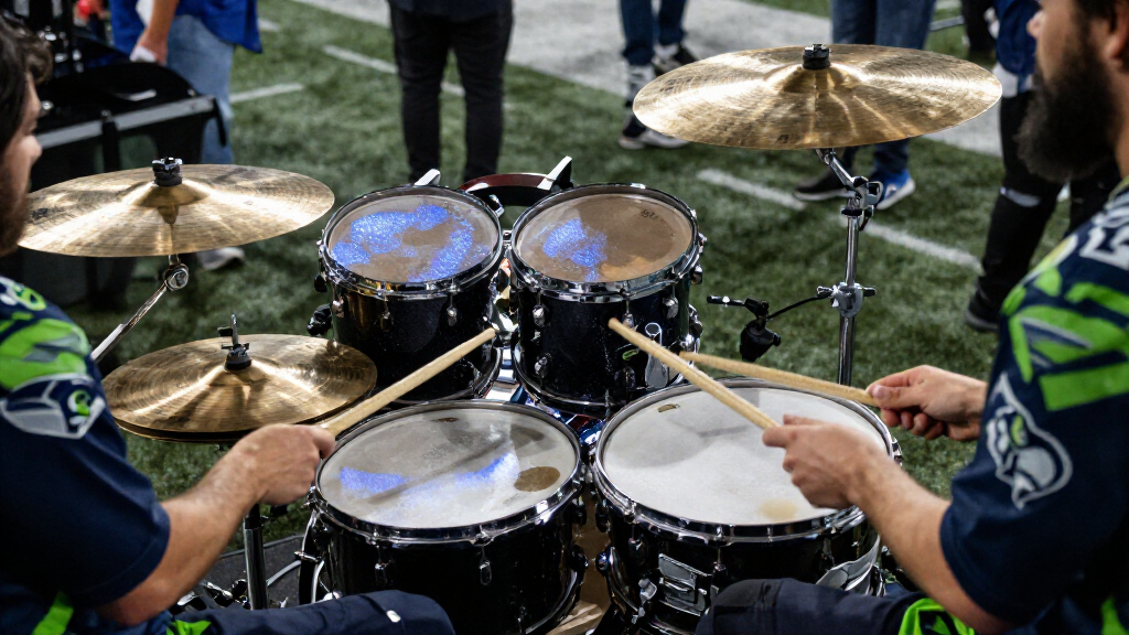 Tool’s Danny Carey And The Cult’s John Tempesta Perform With Seattle Seahawks Drumline: Watch